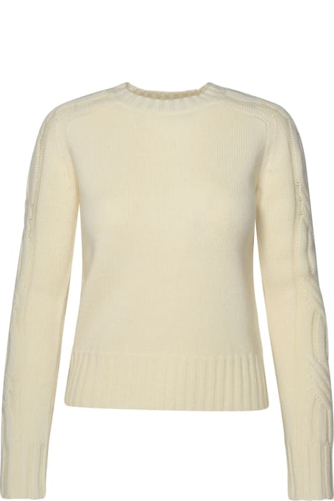 Max Mara for Women Max Mara Ivory Cashmere Sweater