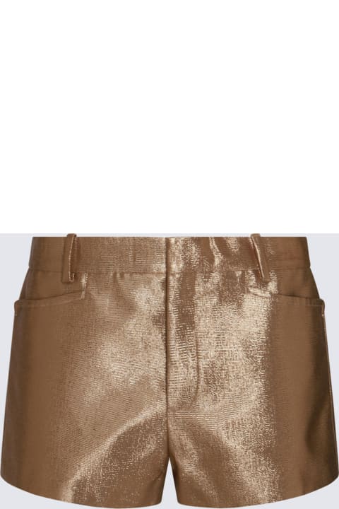 Clothing for Women Tom Ford Gold Shorts