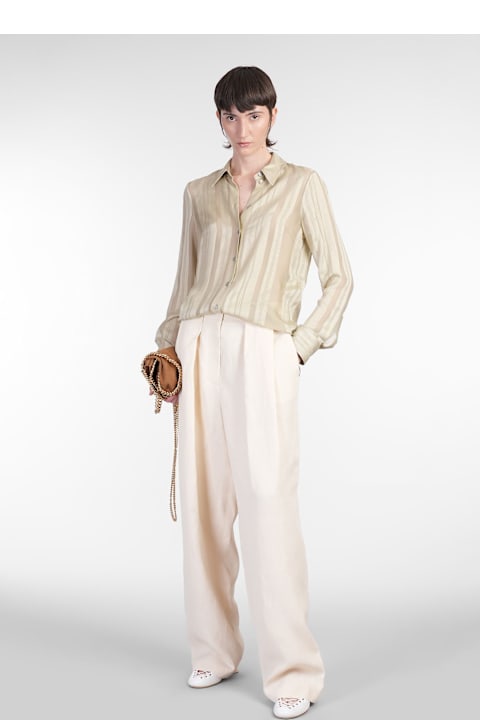 Stella McCartney for Women Stella McCartney Shirt In Beige Silk