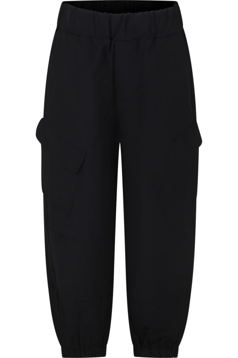 Bottoms for Boys MSGM Black Casual Trousers For Boy