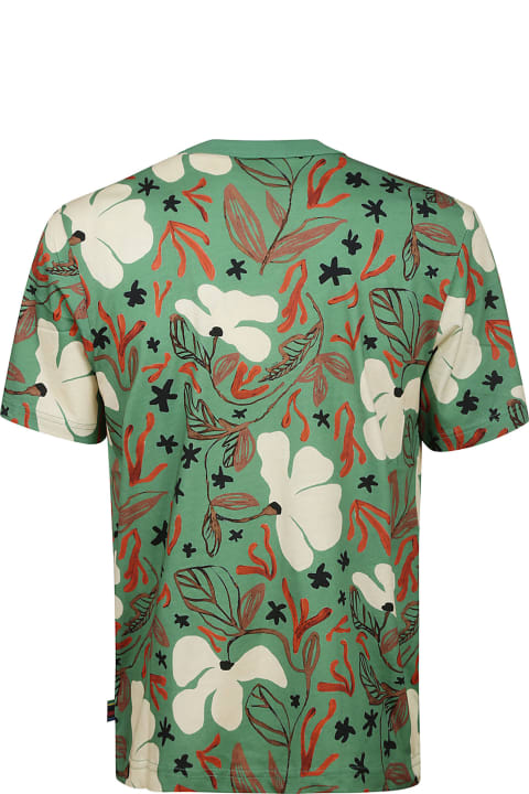 Paul Smith Men Paul Smith Ss T Shirt Sea Floral