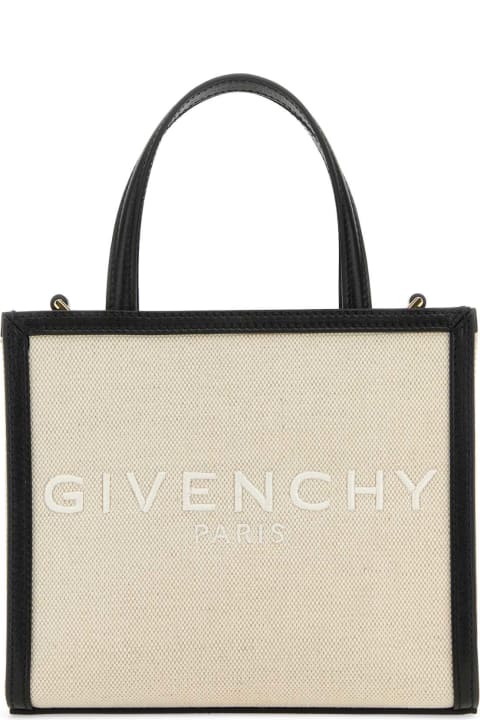Givenchy for Women Givenchy Sand Canvas Mini G-tote Handbag
