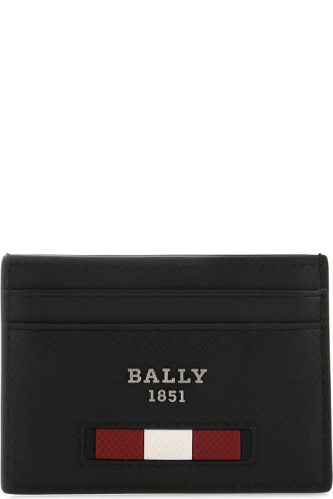 Bally for Men Bally Black Leather Card Holder