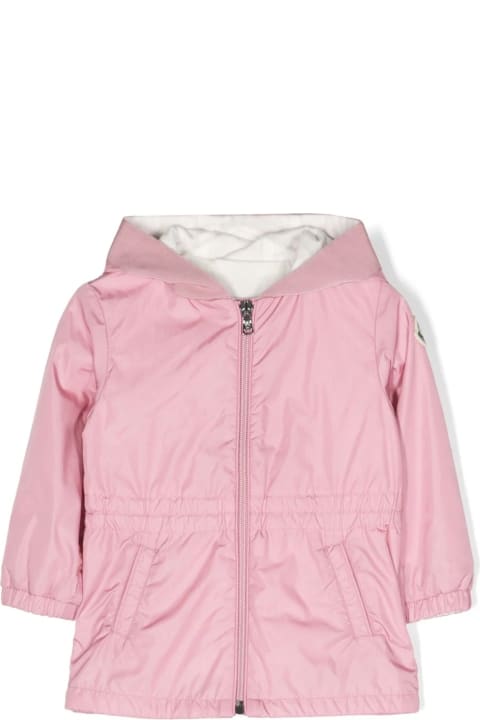 Moncler for Boys Moncler Pink Messein Hooded Jacket
