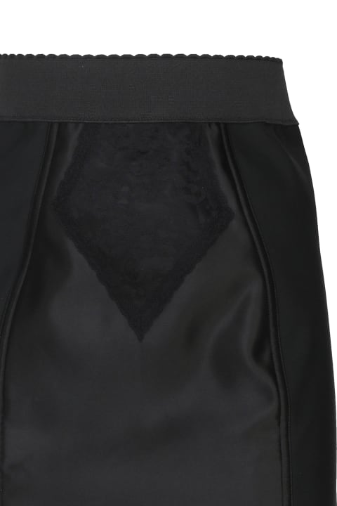 Dolce & Gabbana Skirts for Women Dolce & Gabbana Marquisette And Satin Corsetry Skirt