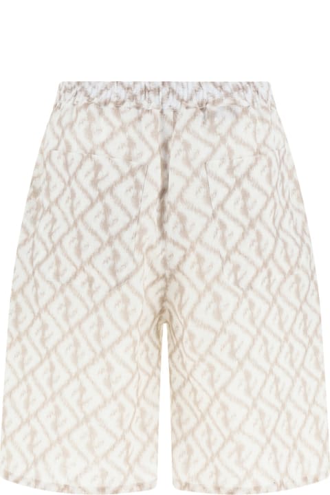 Pants for Men Fendi Linen Shorts