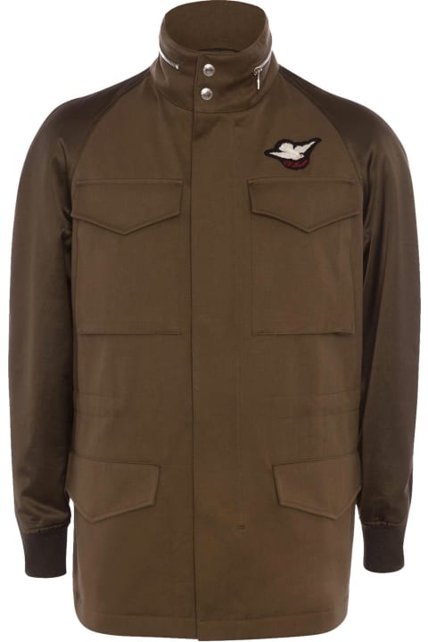 Alexander McQueen Coats & Jackets for Men Alexander McQueen Sateen Field Jacket