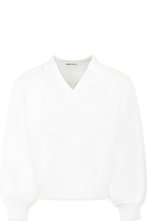 Homeware Molo White Sweater For Girl