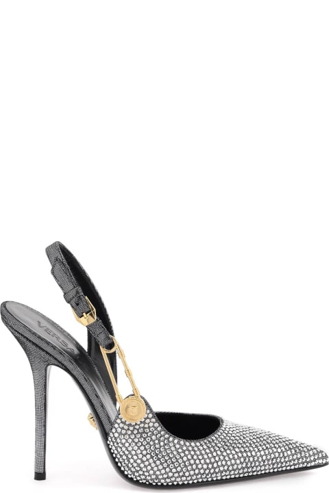 Versace for Women Versace 'safety Pin' Slingback Pumps