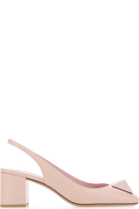 Valentino Garavani Shoes for Women Valentino Garavani Pastel Pink Leather One Stud Pumps
