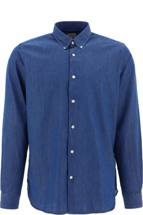 Woolrich for Men Woolrich Buttoned Long-sleeved Shirt