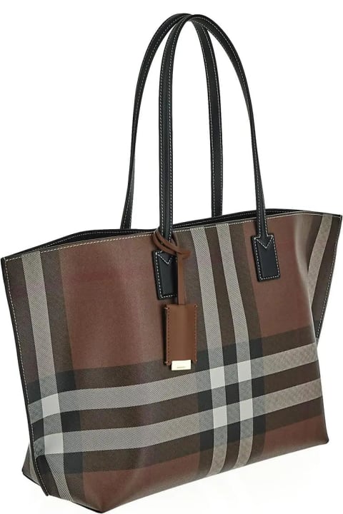 Bags for Women Burberry Check Tote Bag