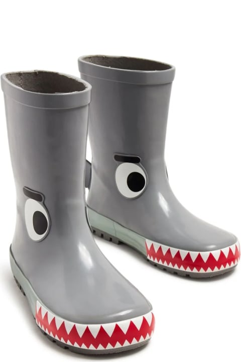 Stella McCartney Kids Shoes for Baby Boys Stella McCartney Kids Shark Rain Boots