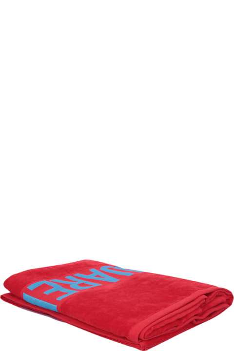 Dsquared2 Swimwear for Men Dsquared2 Red/ Blue Technicolor Beach Towel