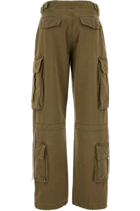 DARKPARK Pants & Shorts for Women DARKPARK Army Green Cotton Lavy Julian Cargo Pant