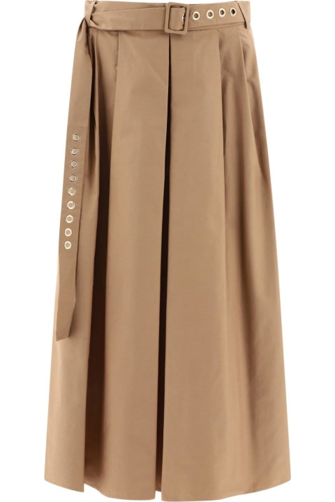 Fashion for Women 'S Max Mara Moira Belted Pleated Skirt