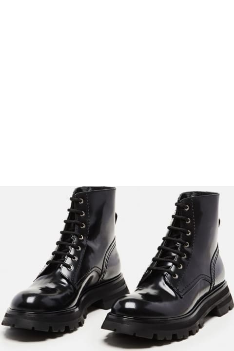 Alexander McQueen Shoes for Women Alexander McQueen Laced Combat Boots