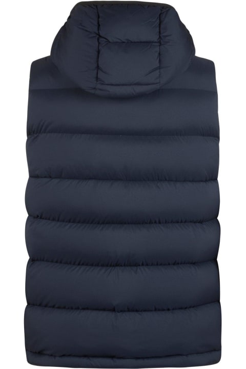 Quilted Zip-up Hooded Gilet
