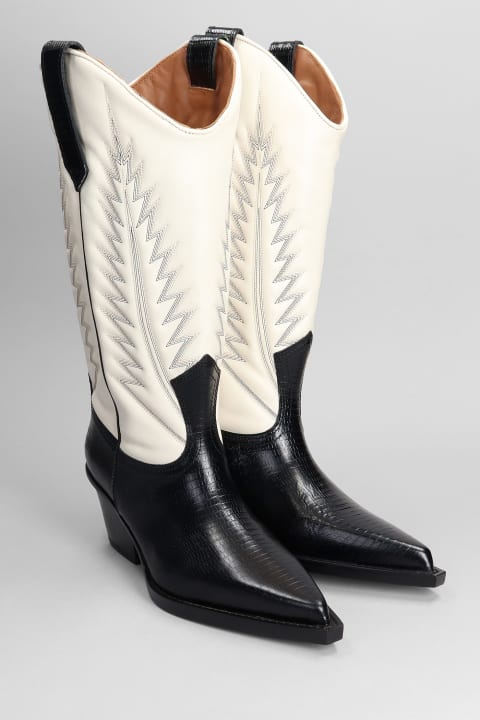 Paris Texas Shoes for Women Paris Texas Rosario Texan Boots In Beige Leather