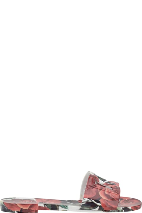 Dolce & Gabbana أحذية لـ السيدات Dolce & Gabbana Sandals With Flowers