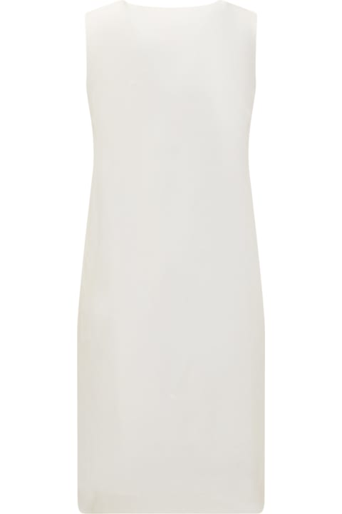 Homeware Jil Sander Round Neck Sleeveless Plain Dress