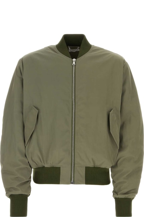 メンズ 1989 Studioのコート＆ジャケット 1989 Studio Army Green Polyester Bomber Jacket
