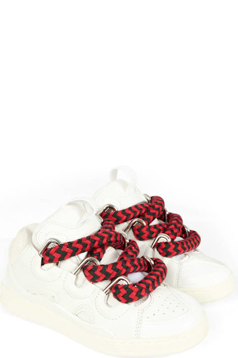 Homeware Lanvin White Sneakers For Boy With Logo