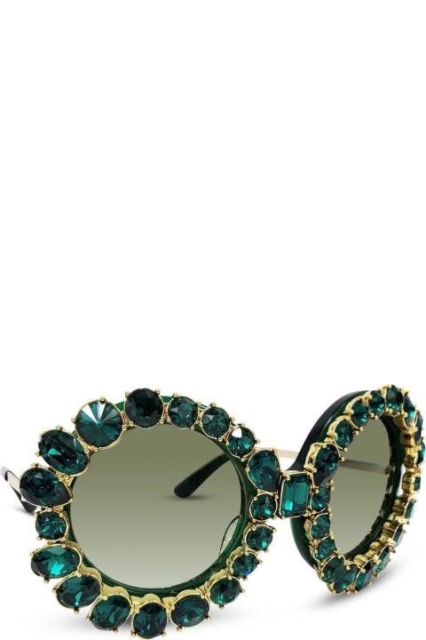 ウィメンズ Dolce & Gabbanaのアクセサリー Dolce & Gabbana Crystal Sunglasses