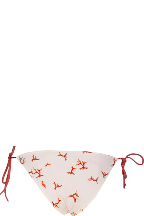 Fendi Swimwear for Women Fendi Coral Print Bikini Bottom