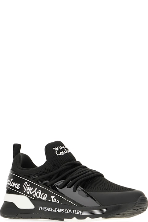 Versace Jeans Couture لـ Women Versace Jeans Couture Black Fabric Sneakers