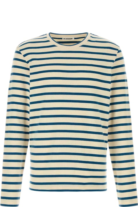 أدوات منزلية Jil Sander Embroidered Cotton T-shirt