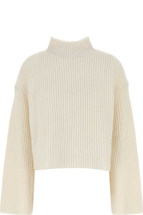 Loulou Studio for Women Loulou Studio Ivory Cashmere Faro Sweater