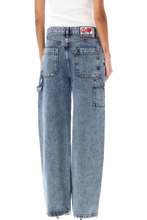 Homeware M05CH1N0 Jeans Cargo Denim Jeans