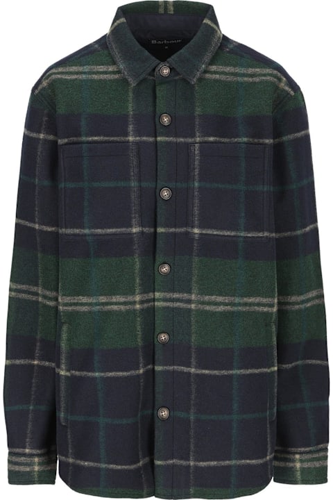 Barbour for Men Barbour Checked Long-sleeved Overshirt