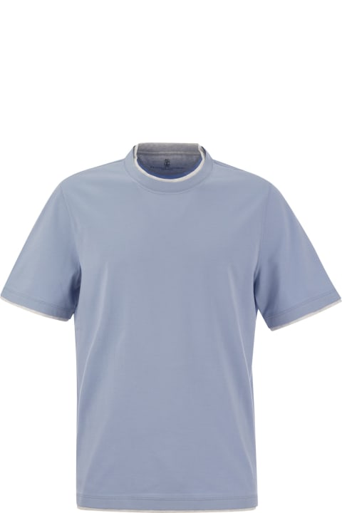 Brunello Cucinelli Clothing for Men Brunello Cucinelli Layered T-shirt