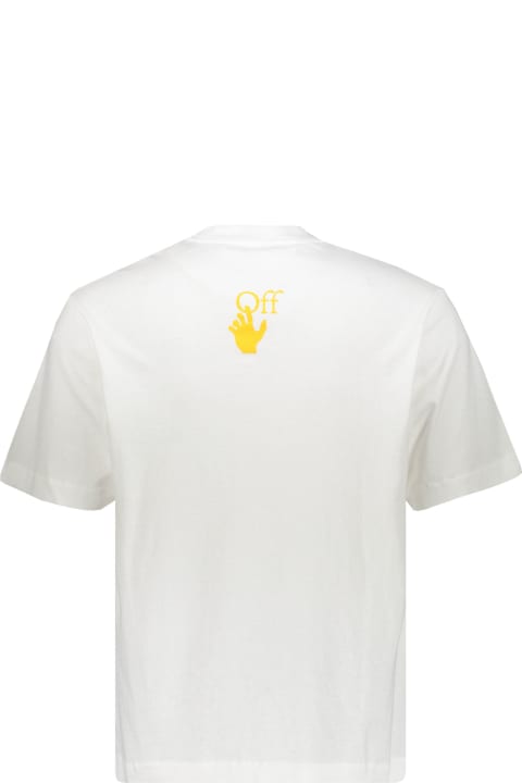Topwear for Men Off-White Printed Cotton T-shirt