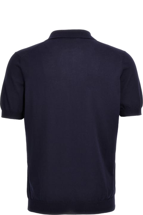 Tagliatore Topwear for Men Tagliatore Knitted Polo Shirt