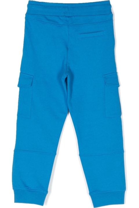 Bottoms for Boys Stella McCartney Blue Cotton Pants