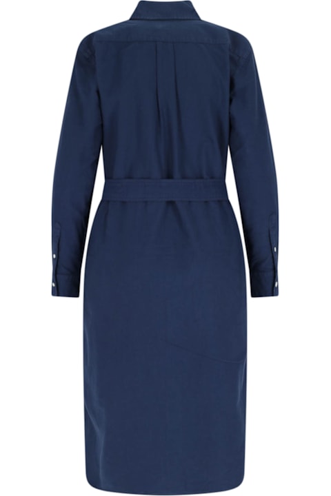 Polo Ralph Lauren Dresses for Women Polo Ralph Lauren Chemisier Midi Dress