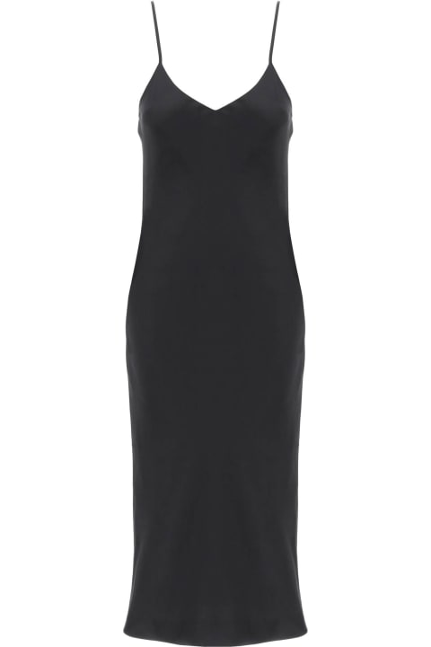Norma Kamali for Women Norma Kamali Midi Crãªpe Slip Dress