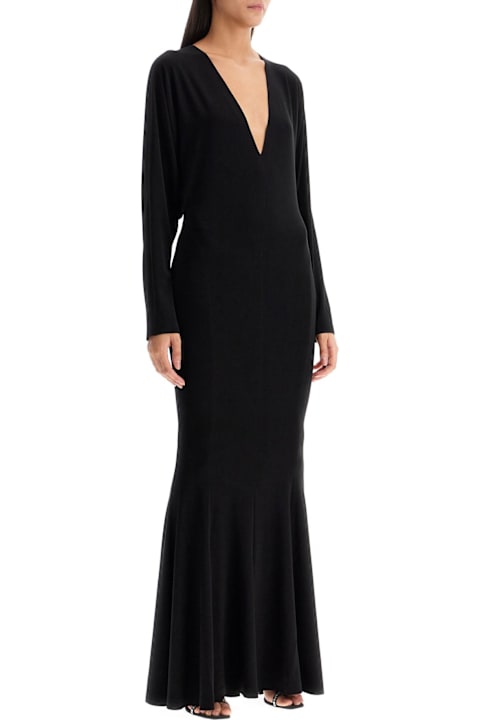 Norma Kamali for Women Norma Kamali Mermaid-style Dress With Dolman Sleeves