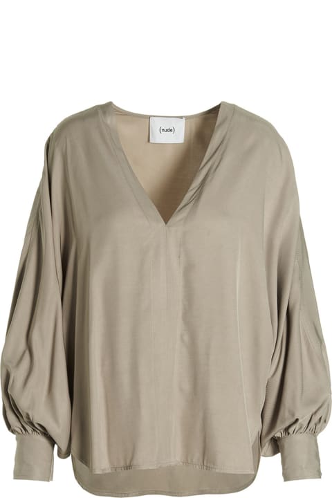 (nude) Topwear for Women (nude) Oversize Blouse