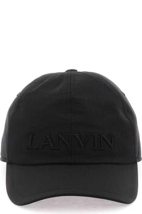 Flared cap sleeves  Light blue Silk visor Lanvin - De-iceShops TW