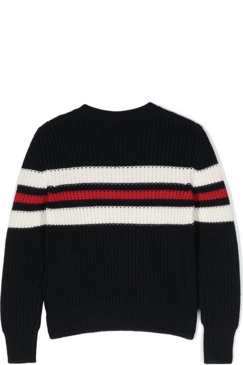 Moncler for Boys Moncler Moncler New Maya Sweaters Blue