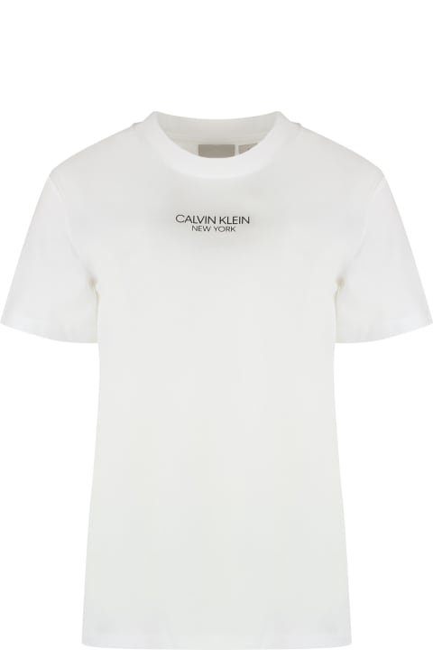 Calvin Klein Topwear for Women Calvin Klein Cotton Crew-neck T-shirt