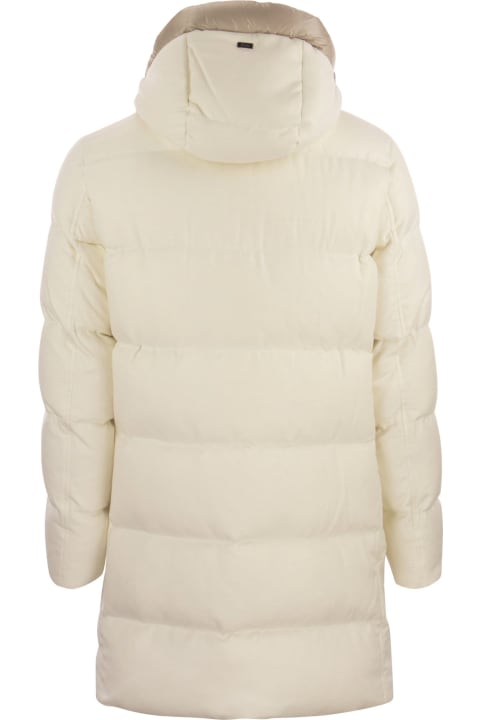 Herno for Men Herno Cashmere And Silk Hooded Parka