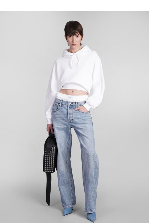 Clothing for Women Alexander Wang Sweatshirt In White Cotton