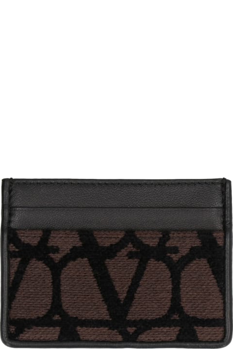 Valentino Garavani - Toile Iconographe Motif Card Holder