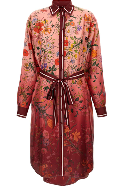 Homeware Gucci 'gucci Flora' Print Dress
