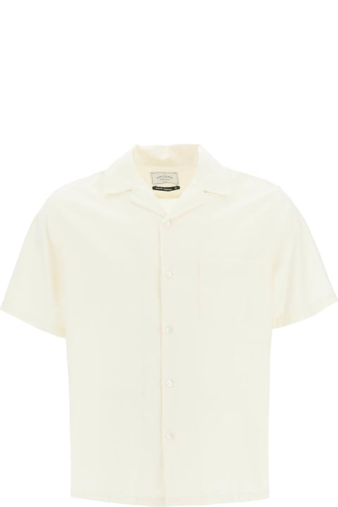 Silk-blend Short-sleeved Shirt